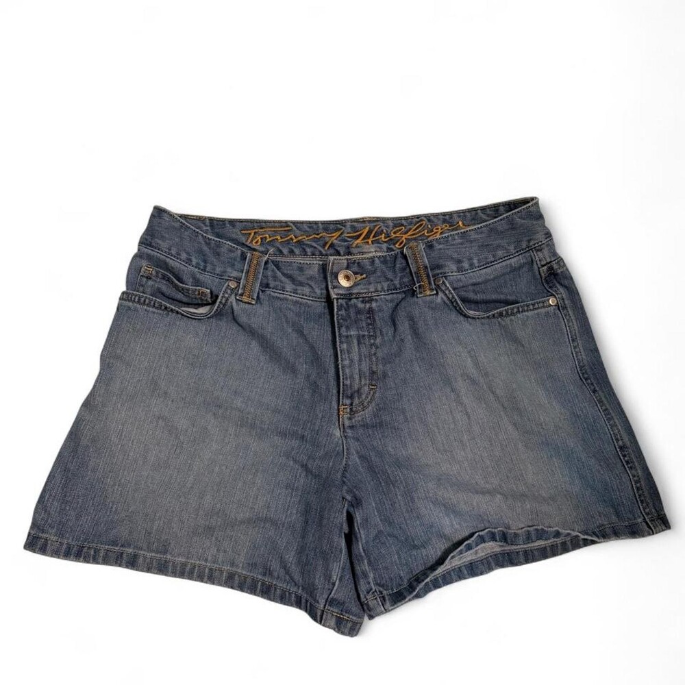 Tommy Hilfiger blue denim shorts #tommyhilfiger #denim